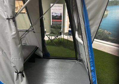 Excel II blue and silver in show room