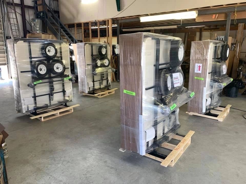Excel II trailers ready for shipping Excel II trailers ready for shipping